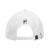 Fila-Logo-Freizeit-Baseballkappe für Herren in Weiß