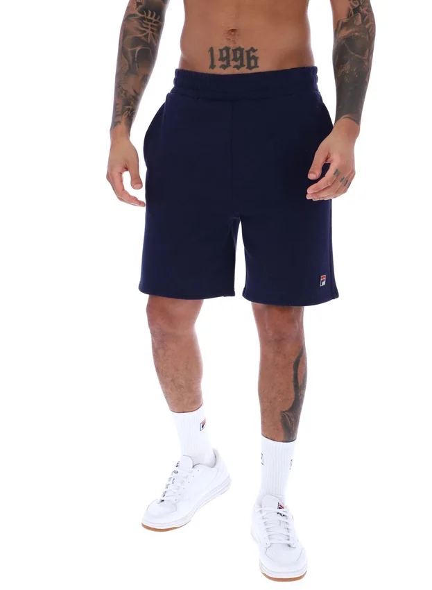 Fila Marineblaue Vico Fleece-Shorts