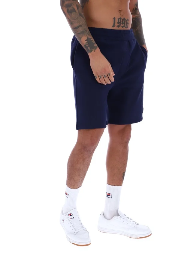 Fila Marineblaue Vico Fleece-Shorts