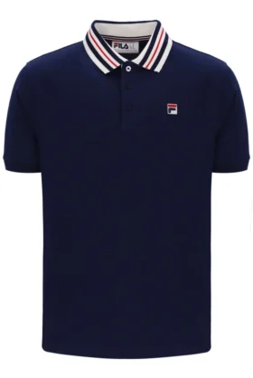 Fila Navy Achille Heritage Tape Basic Polo