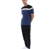 Fila Navy Aiden Cut-and-Sew-T-Shirt