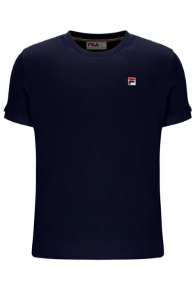 Fila Navy Ash Micro Waffle Ringer T-Shirt