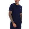 Fila Navy Ash Micro Waffle Ringer T-Shirt