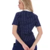 Fila Navy Bai Fitted BB1 Nadelstreifen-Polo
