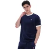 Fila Navy Basilio Velours-T-Shirt