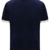 Fila Navy Basilio Velours-T-Shirt