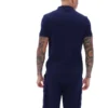 Fila Navy Benjamin Micro-Waffel-Polo