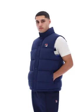 Fila Navy Blaze Weste mit Wattierung