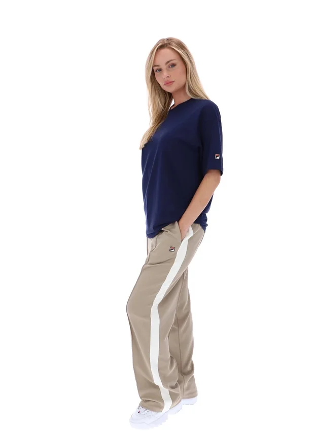 Fila Navy Cinzia T-Shirt im Boyfriend-Stil