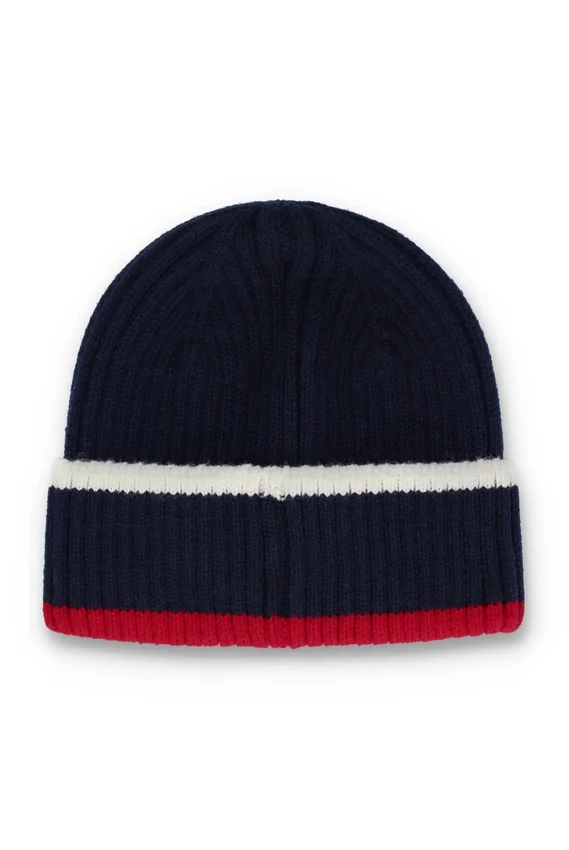 Fila Navy Ciro gerippte Mütze mit Umschlag