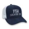Fila Navy Cody Cord-Kappe mit Mesh-Rückseite und gesticktem Motiv