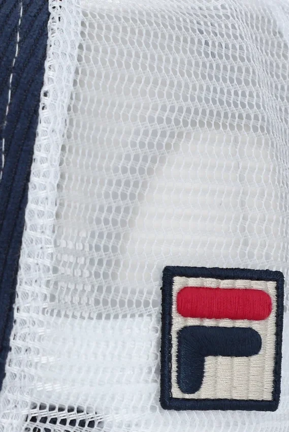 Fila Navy Cody Cord-Kappe mit Mesh-Rückseite und gesticktem Motiv