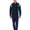 Fila Navy Cortez Colourblock-Strick-Trainingsjacke