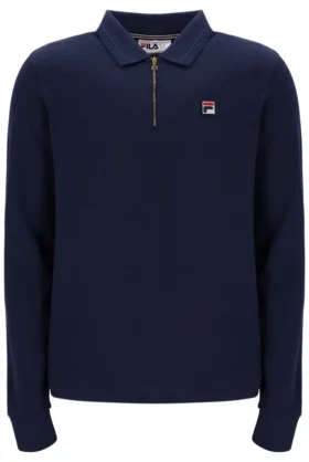 Fila Navy Emiliano Langarm-Polo