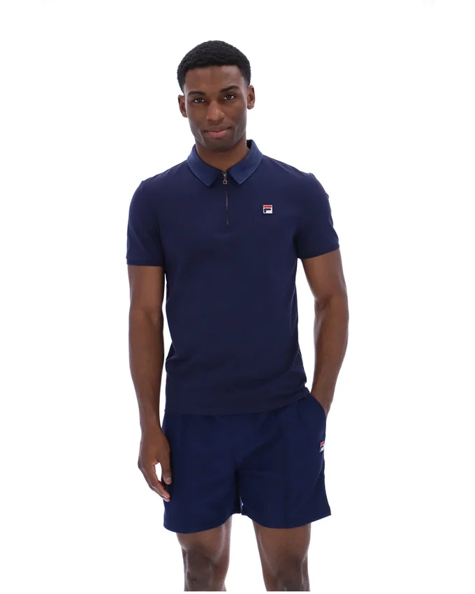 Fila Navy Ettore Zip-Polo