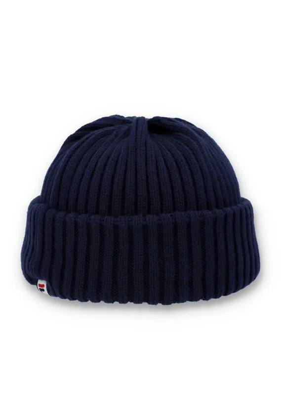 Fila Navy Finns Chunky Turn-Up Watchman Beanie