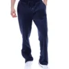 Fila Navy Fio Velours-Jogginghose mit geradem Bein