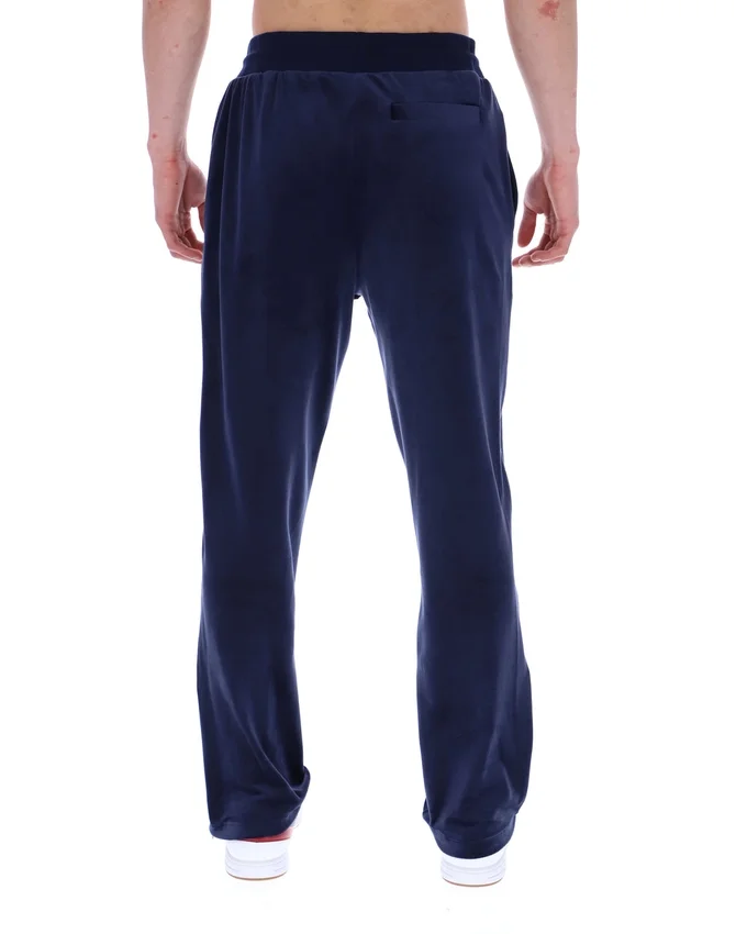 Fila Navy Fio Velours-Jogginghose mit geradem Bein
