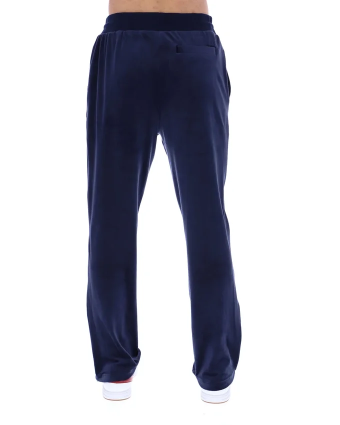 Fila Navy Fio Velours-Jogginghose mit geradem Bein