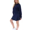 Fila Navy Fiorella Hoodie mit 1/4-Reißverschluss