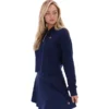 Fila Navy Fiorella Hoodie mit 1/4-Reißverschluss