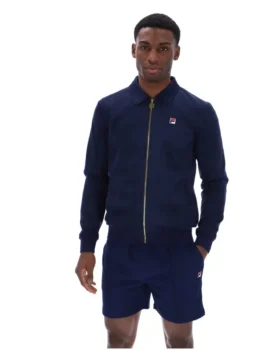 Fila Navy Francesco Wildlederjacke
