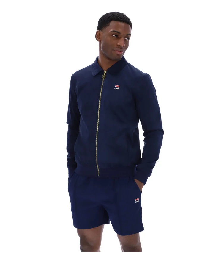 Fila Navy Francesco Wildlederjacke