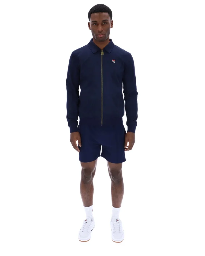 Fila Navy Francesco Wildlederjacke
