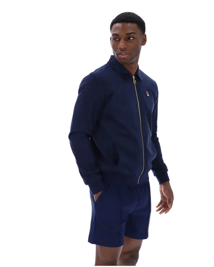 Fila Navy Francesco Wildlederjacke