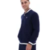 Fila Navy Gabe Waffelpullover-Jacke