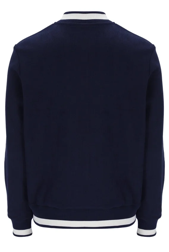 Fila Navy Gabe Waffelpullover-Jacke