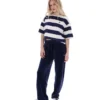 Fila Navy Genoa Boxy Cropped T-Shirt