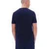 Fila Navy Gerardo Mesh-Streifen-Strick-T-Shirt