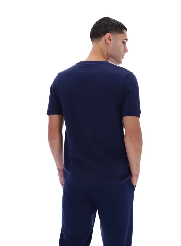 Fila Navy Iggy Streifen-T-Shirt