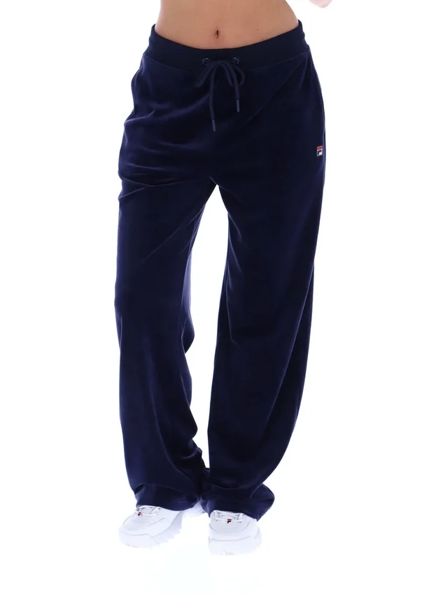 Fila Navy Isabella Lounge-Hose mit offenem Bein