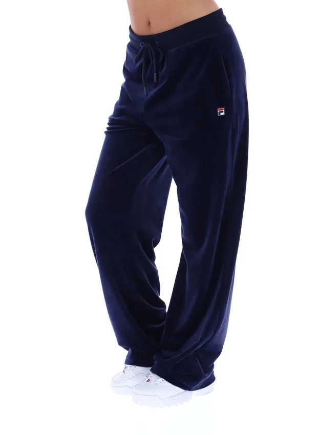 Fila Navy Isabella Lounge-Hose mit offenem Bein