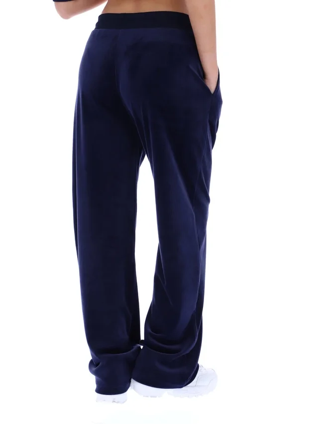 Fila Navy Isabella Lounge-Hose mit offenem Bein