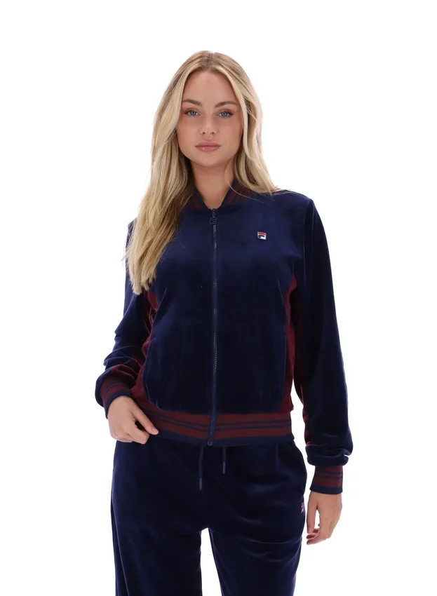 Fila Navy Jenesis Baseball-Trainingsjacke mit Reißverschluss