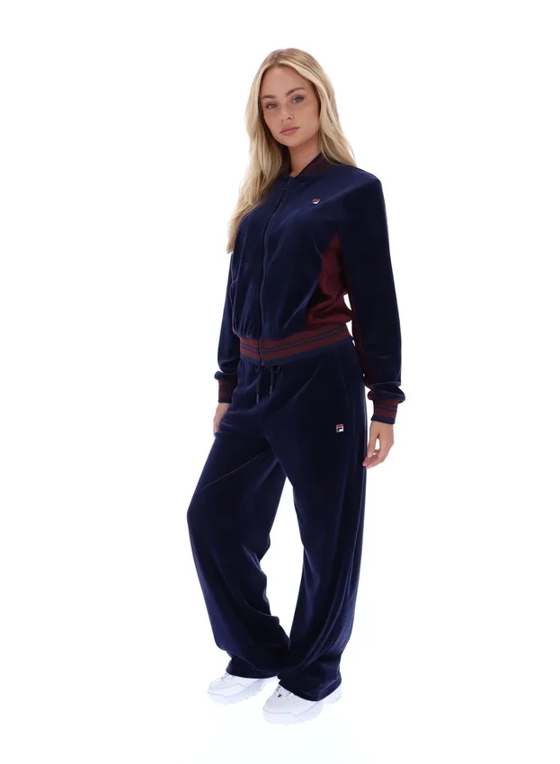Fila Navy Jenesis Baseball-Trainingsjacke mit Reißverschluss