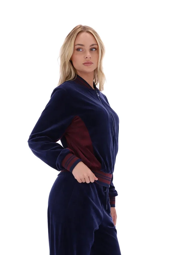 Fila Navy Jenesis Baseball-Trainingsjacke mit Reißverschluss