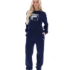 Fila Navy Jorie Sweatshirt mit weitem Rundhalsausschnitt