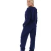 Fila Navy Jorie Sweatshirt mit weitem Rundhalsausschnitt
