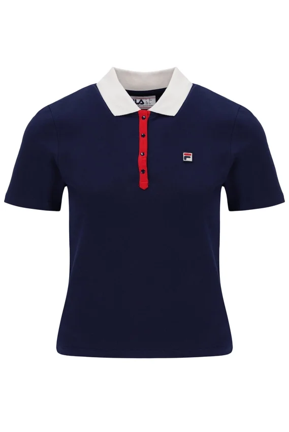 Fila Navy Juno Tailliertes Iconic Polo