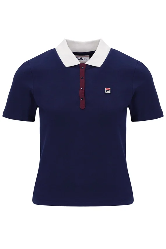 Fila Navy Juno Tailliertes Iconic Polo