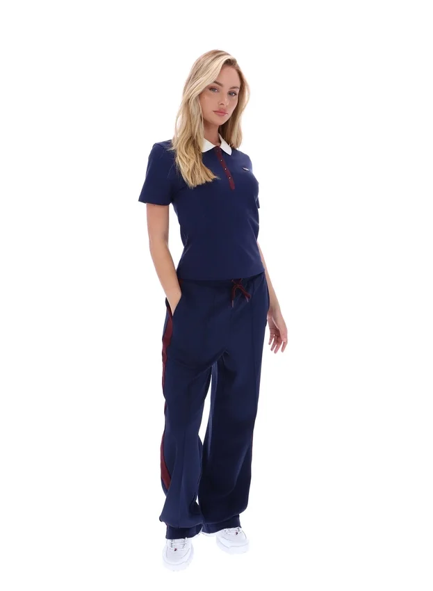 Fila Navy Juno Tailliertes Iconic Polo