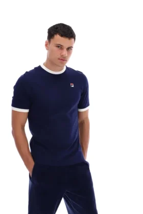 Fila Navy Marconi Essential Ringer-T-Shirt