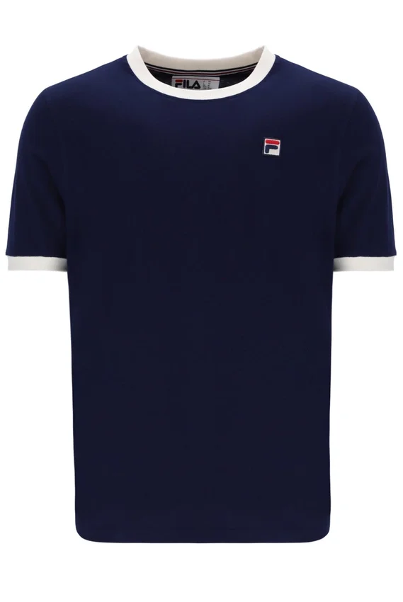 Fila Navy Marconi Essential Ringer-T-Shirt