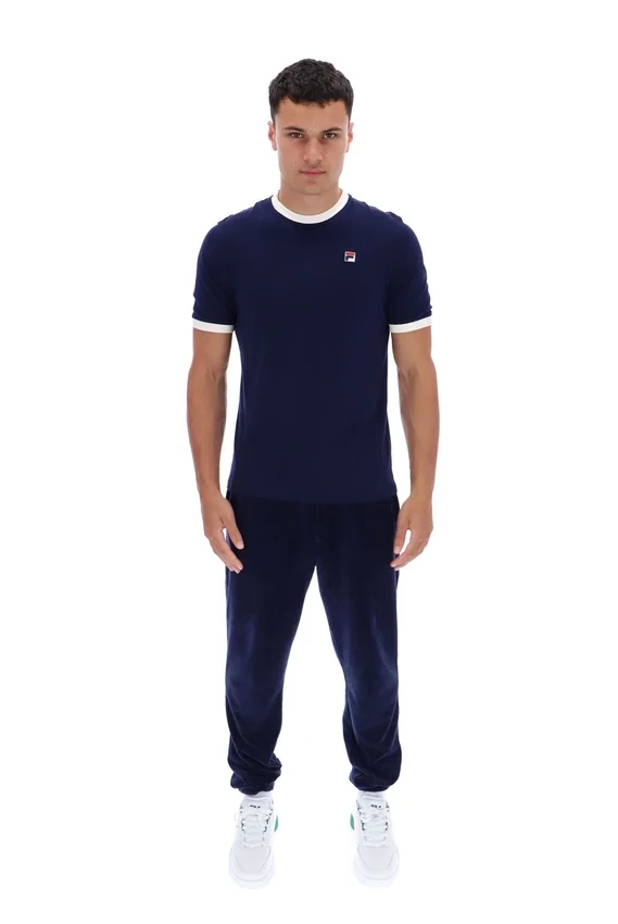 Fila Navy Marconi Essential Ringer-T-Shirt