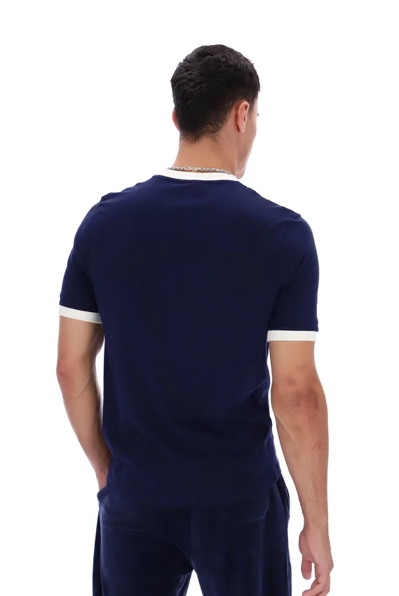Fila Navy Marconi Essential Ringer-T-Shirt