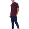 Fila Navy Nilo T-Shirt mit Nilo-Print und Nadelstreifen